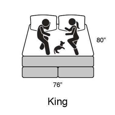 king bed