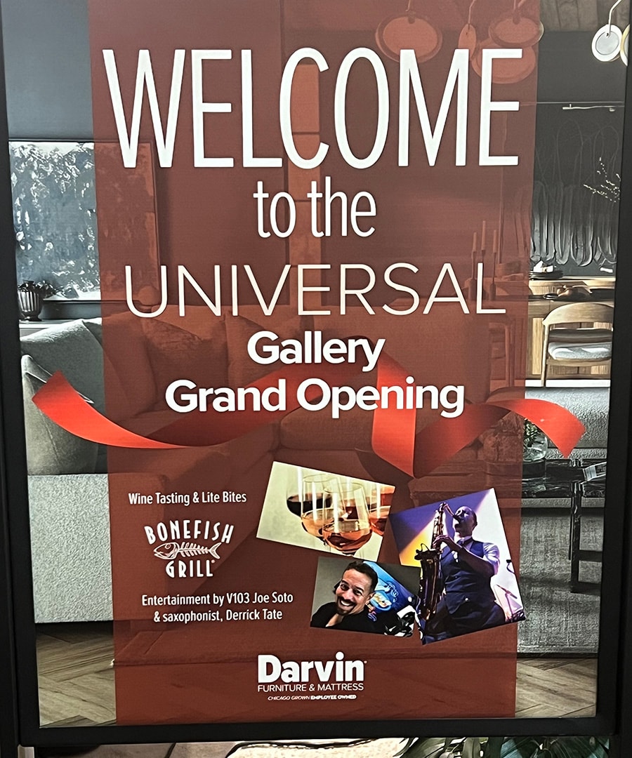 2024, Sept - Darvin Furniture & Mattress opens Universal Furniture Gallery, furnishings designed to bring both modern function and practical luxury into your home
