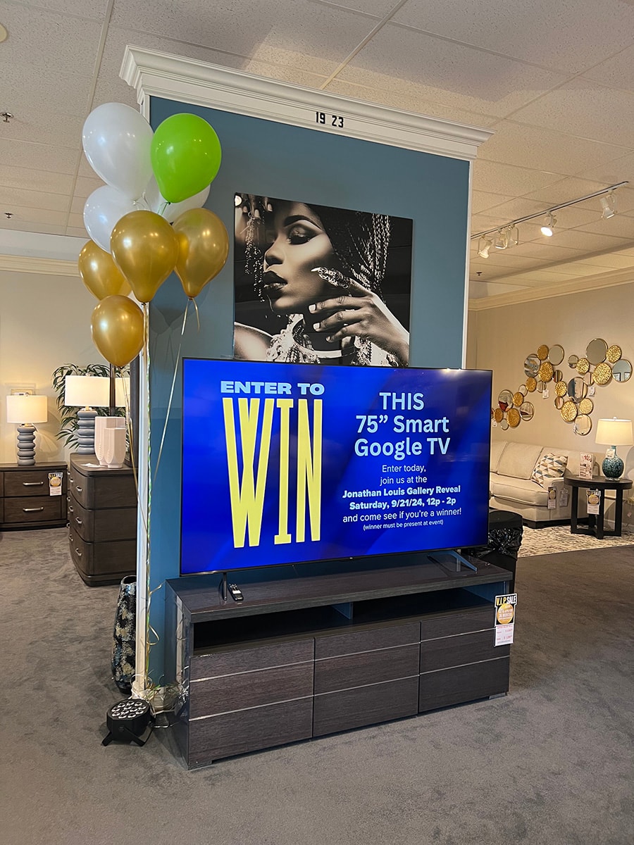 2024 - Jonathan Louis Gallery Reveal at Darvin Furniture & Mattress - Will Harris President