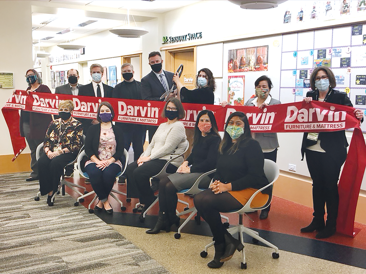 2020 Orland Park Library Sensory Room Dedication with Darvin Furniture & Mattress