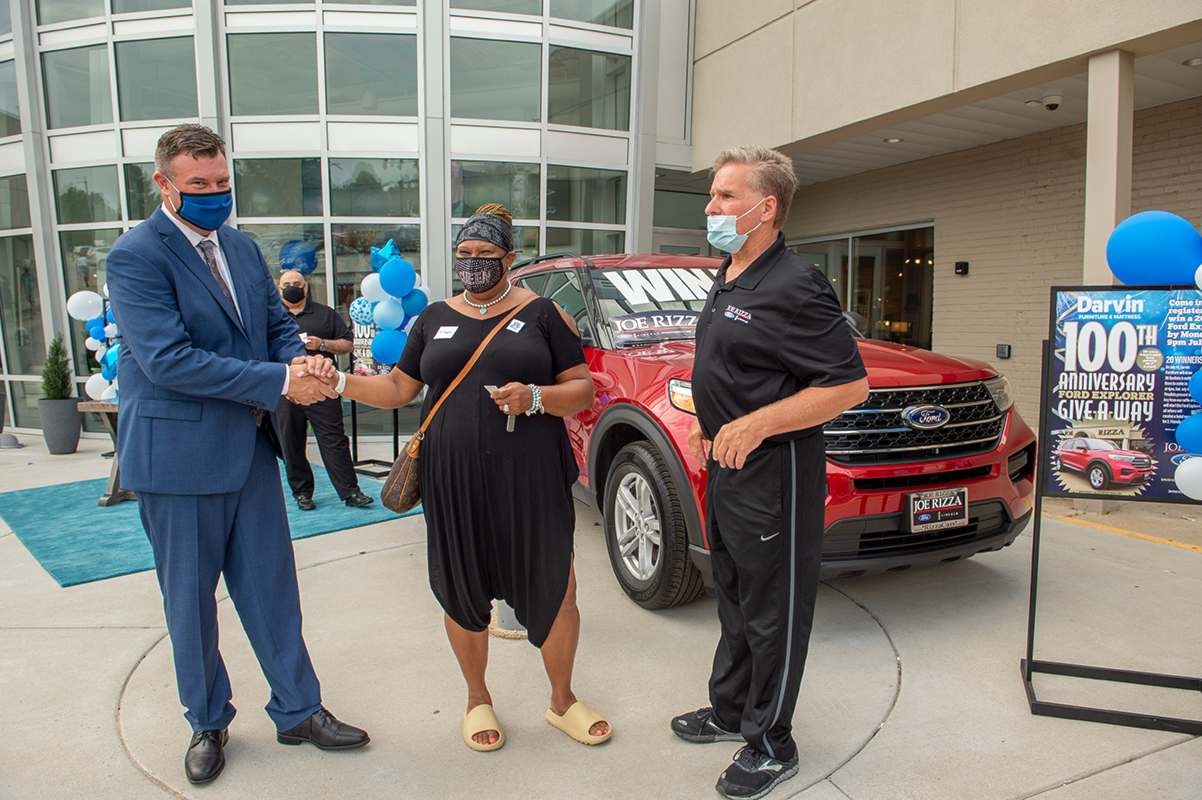 Winner of 2020 Ford Explorer - Given away  during 100th Anniversary Celebration