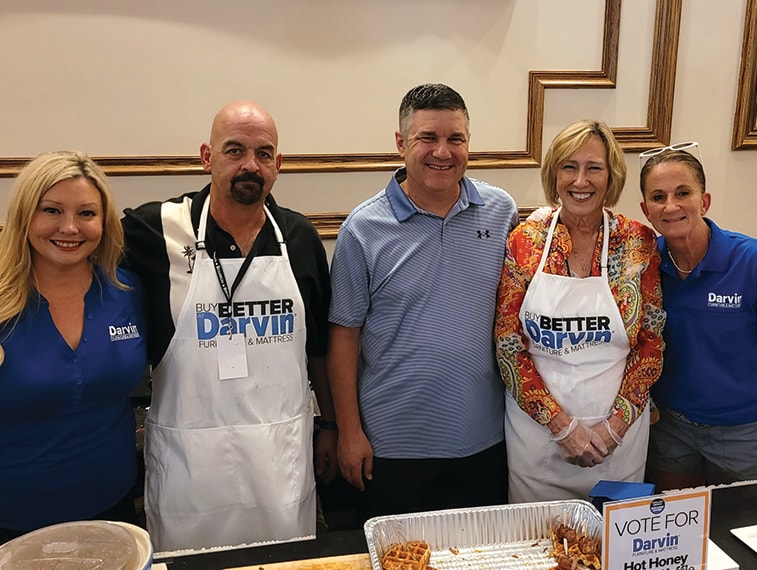 2023 Darvin Furniture & Mattress is Door Sponsor for Brats, Bourbon & Brews
