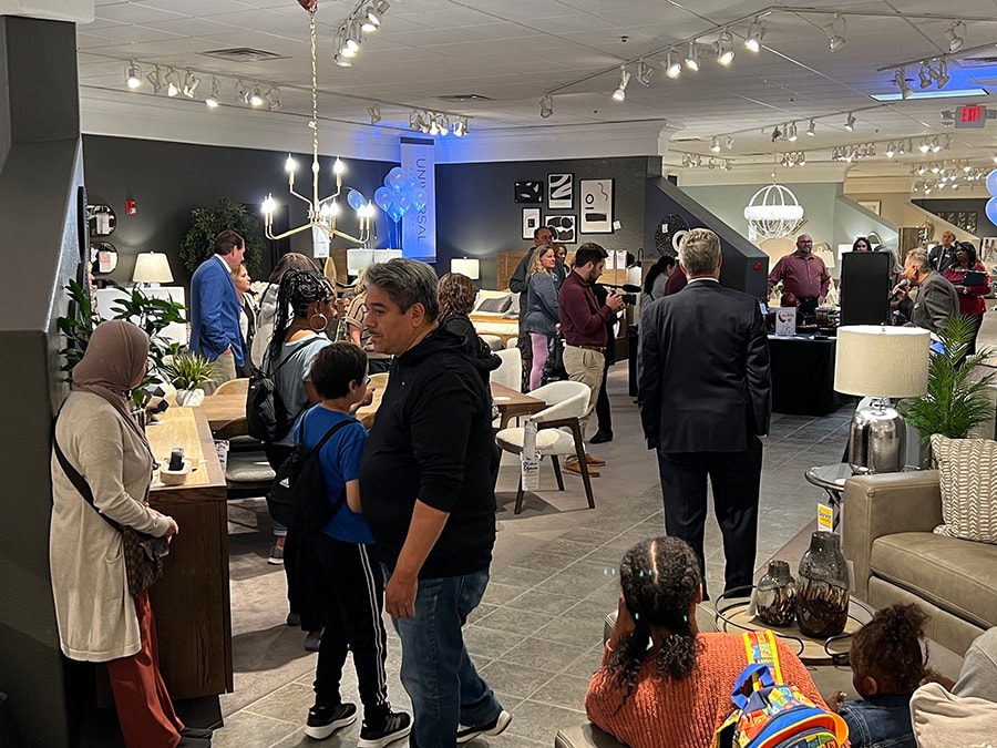 2024, Sept - Darvin Furniture & Mattress opens Universal Furniture Gallery, furnishings designed to bring both modern function and practical luxury into your home