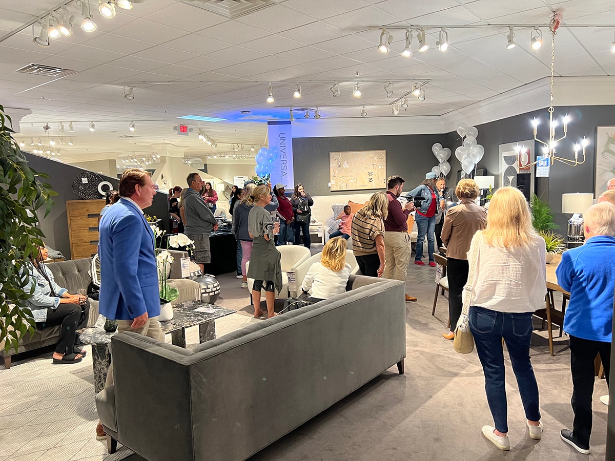 2024, Sept - Darvin Furniture & Mattress opens Universal Furniture Gallery, furnishings designed to bring both modern function and practical luxury into your home