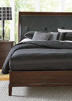 queen bed | cherry or grey $399.99 | king bed also on sale