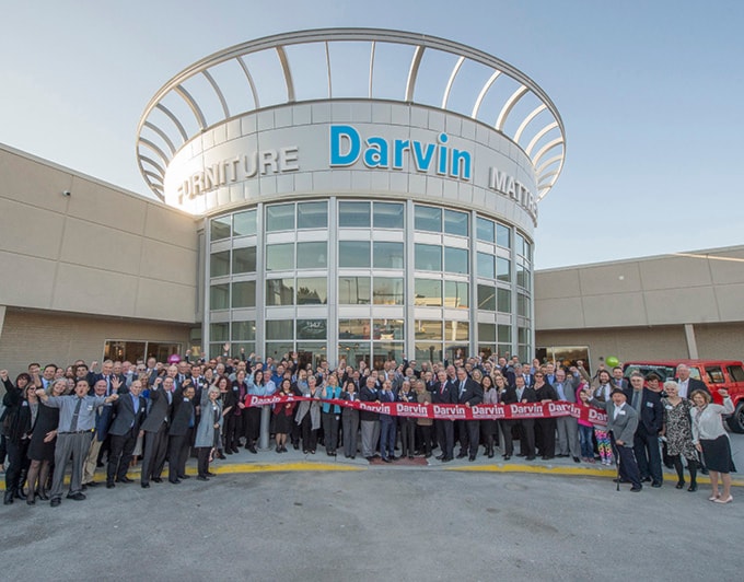 Darvin Furniture Grand Opening of New Facade & Galleries in 2018