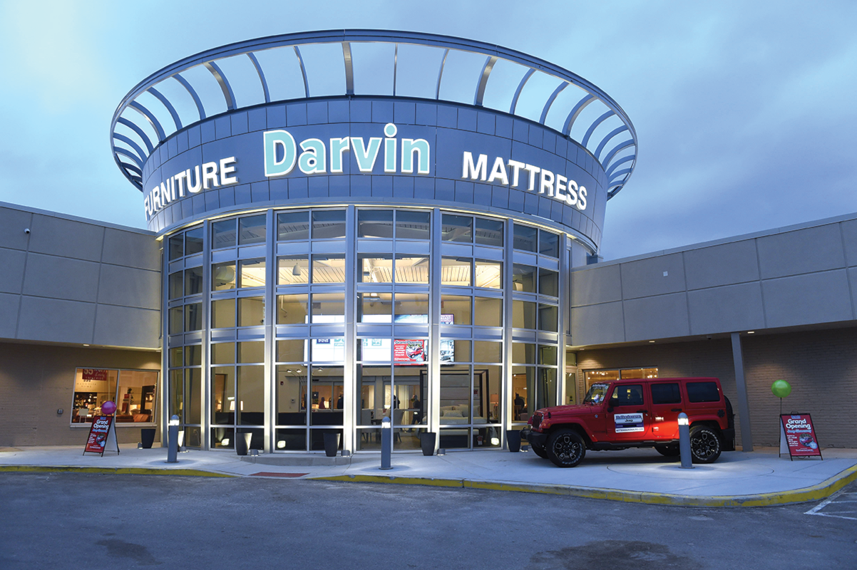 Darvin Facade - 2018 Jeep Giveaway at Darvin Furniture & Mattress - Archive