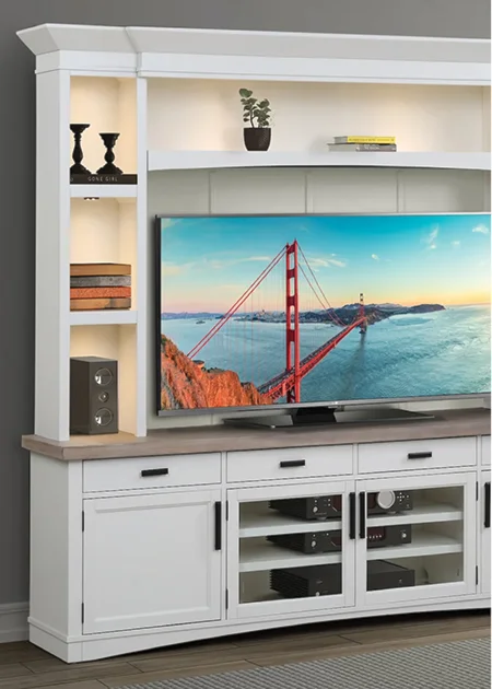 92" entertainment wall $2199.99 | 92", 76" and 63" console only also on sale