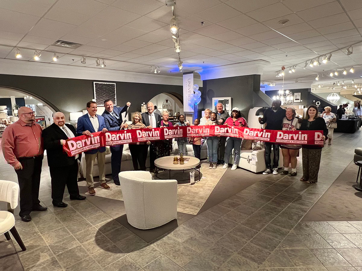 2024, Sept - Darvin Furniture & Mattress opens Universal Furniture Gallery, furnishings designed to bring both modern function and practical luxury into your home