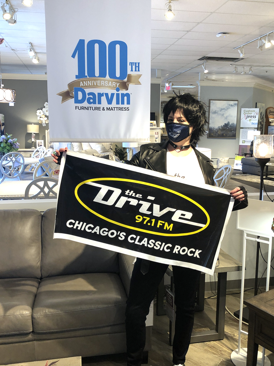 Janda Lane  at 2021 Darvin Rocks with 97.1FM The Drive  Event at Darvin Furniture & Mattress