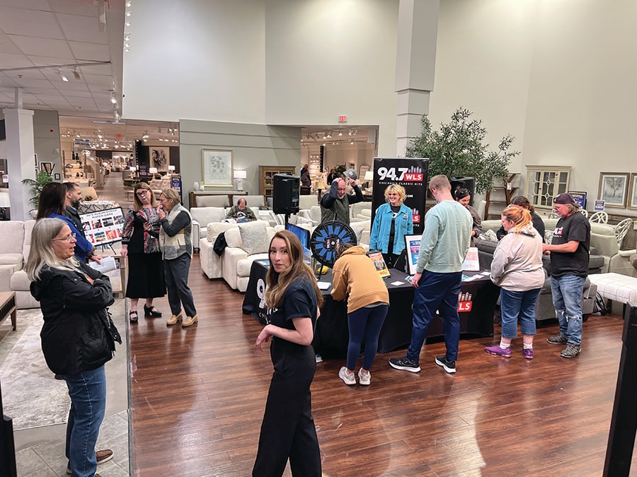 2023 WLS Tim Virgin at Darvin Furniture & Mattress Event Oct 7