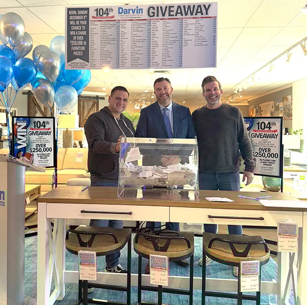 2024 - 104th Anniversary Furniture Giveaway at Darvin