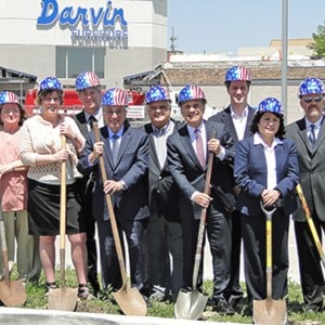 May 2017 Groundbreaking Signals Start of Construction For 
New Enhancements to Darvin® Furniture Retail Showroom