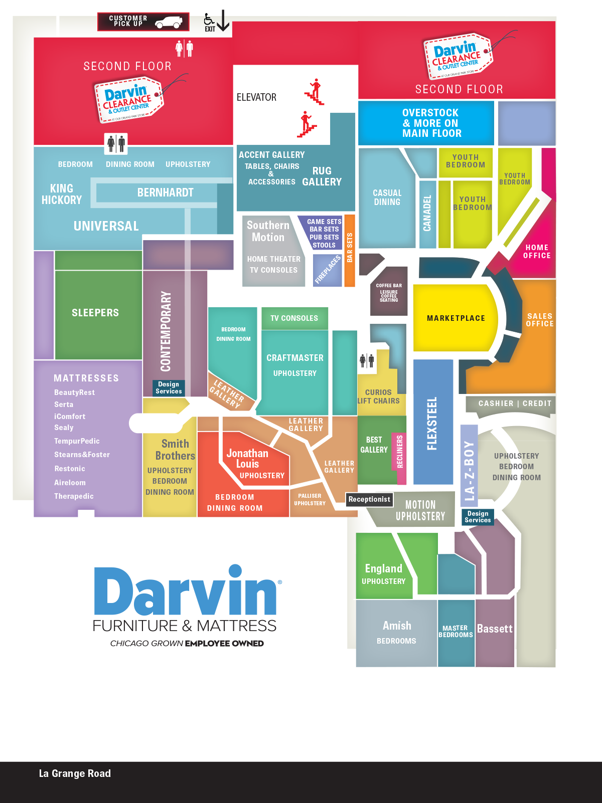 Darvin Store Map