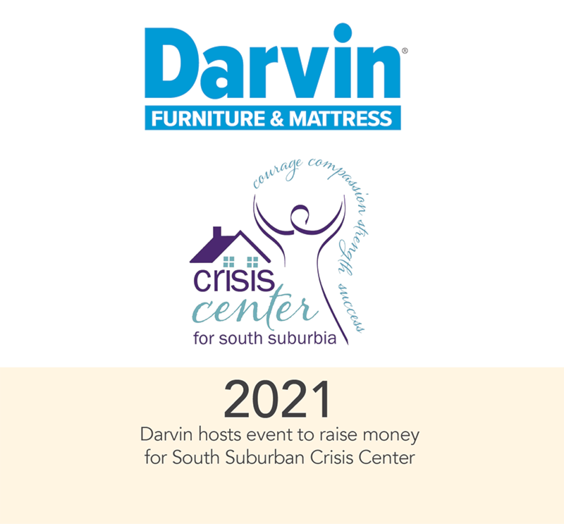 2021 - Darvin hosts event to raise money 
for South Suburban Crisis Center