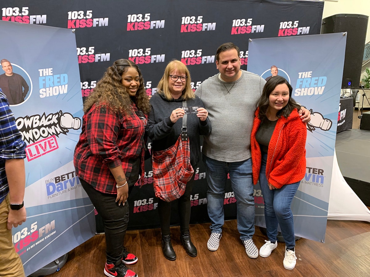 2022 - KissFM with Fred & Crew at Darvin Furniture & Mattress
