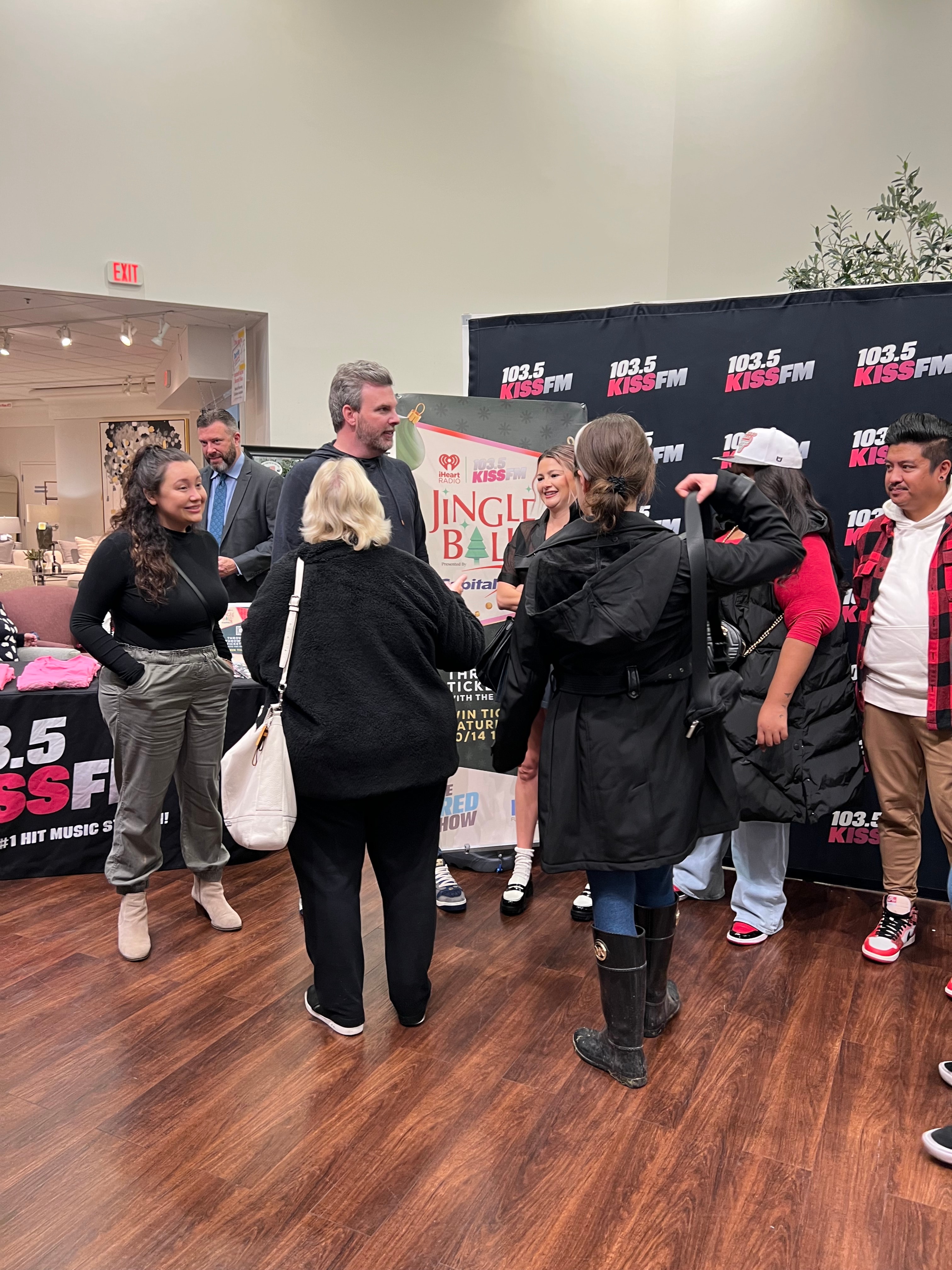 2023 - The Fred Show from KissFM at Darvin Furniture & Mattress with President Will Harris - Oct 14