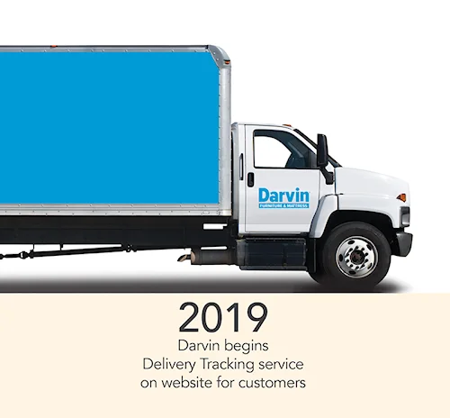2019 - Darvin begins Delivery Tracking on website for customers