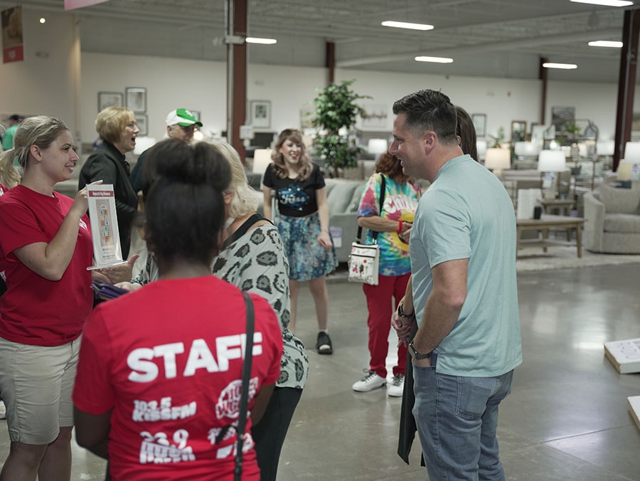 2024 - May 24 - Memorial Day Event at Darvin Furniture & Mattress with Rufio from 103.5KissFM
