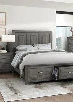 queen storage bed $599.99 | king bed also on sale