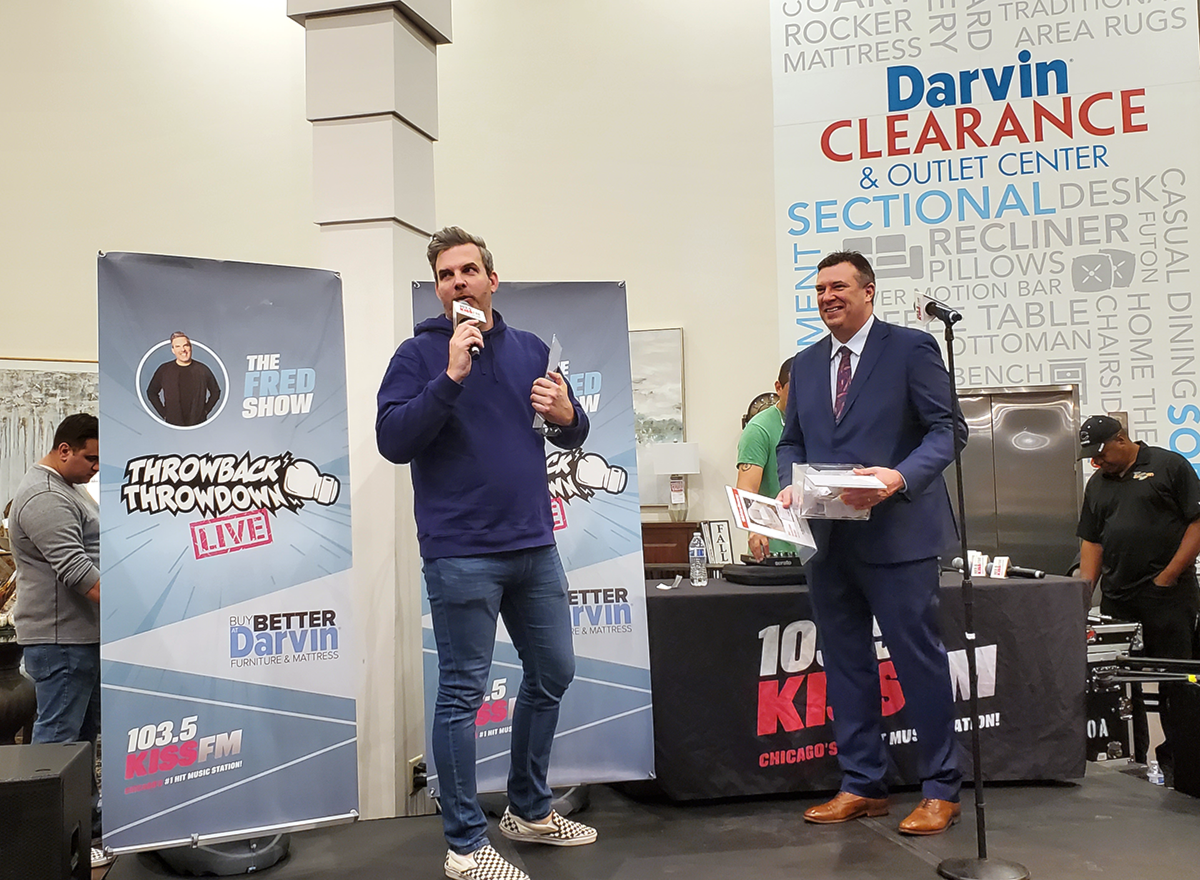 2022 - KissFM with Fred & Crew at Darvin Furniture & Mattress - Giveaways