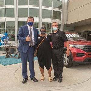Aug. 2020 - Chicagoland Resident Wins 2020 Ford Explorer in 
Darvin®Furniture 100-Year Celebration