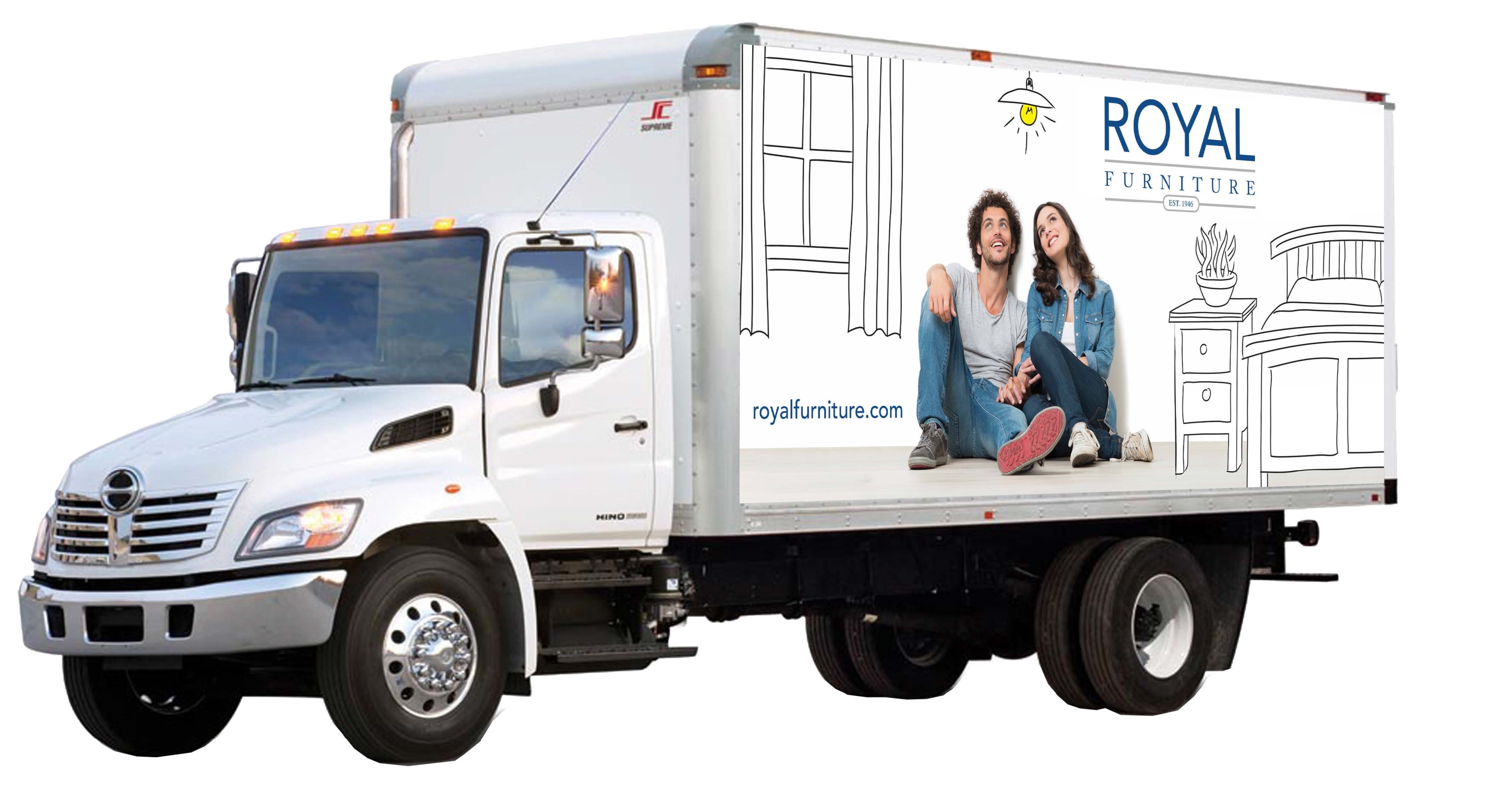 Royal Furniture delivery truck