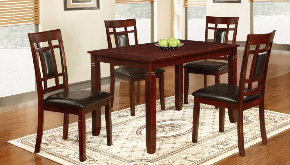 Art-PUB5PC Counter Height Table and 4 counter height chairs