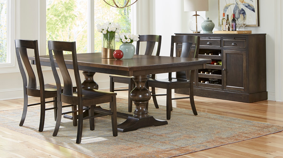 Double Pedestal Dining