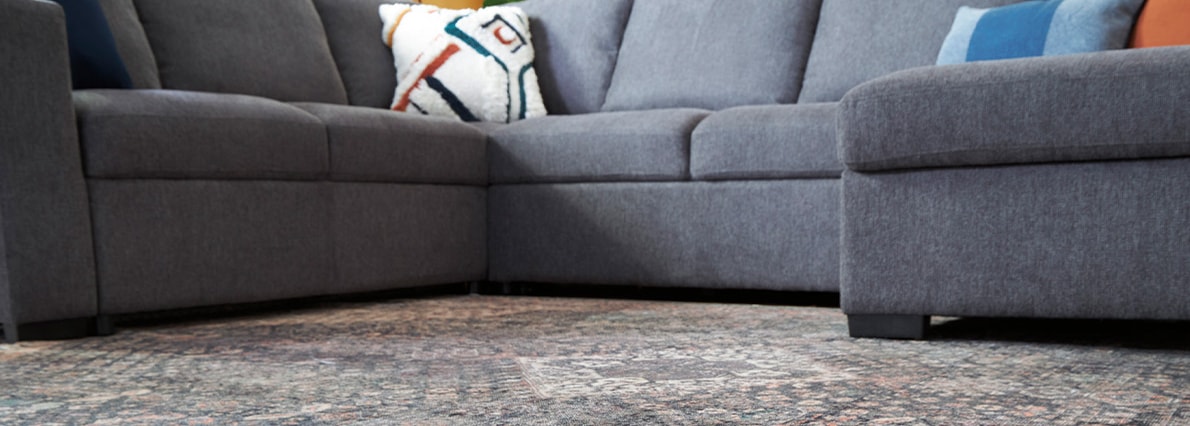 Rug and Sofa