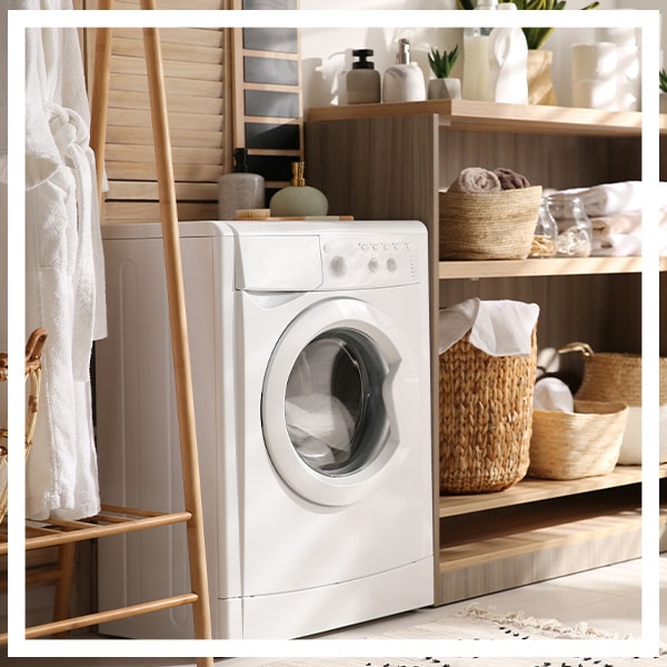 Washing Machine in Laundry Room