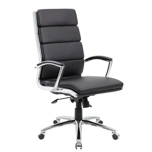 executive chair • black caressoft upholstery • 27"w x 28"d x 43-47"h