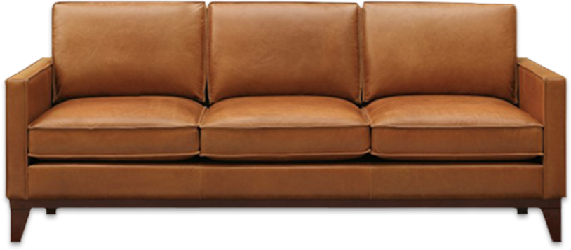 leather sofa
