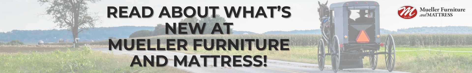 Read about what's new at Mueller Furniture and Mattress