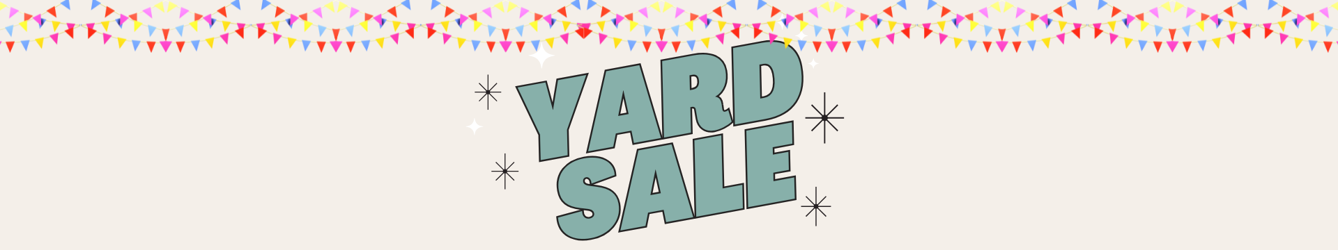 yard sale header