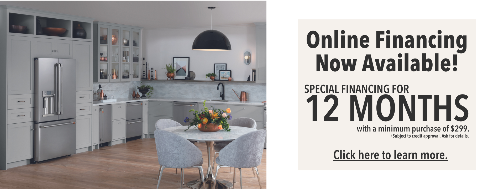 12 months no interest financing