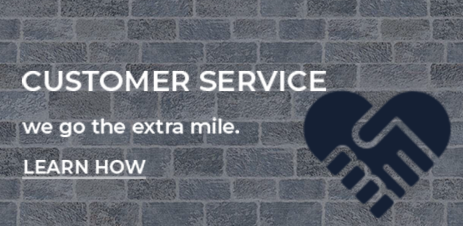 Customer service. We go the extra mile. Learn how