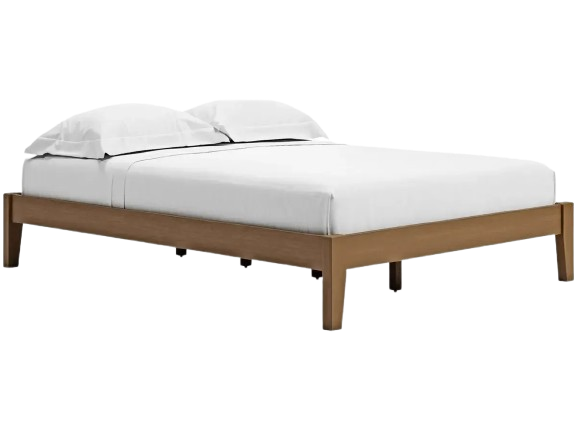 Bed frame with mattress