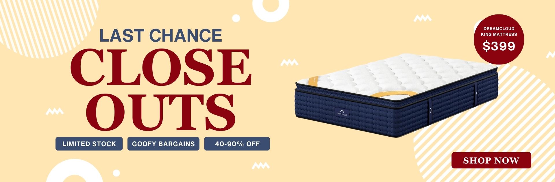 Last chance closeout bargains at Wayside Furniture & Mattress!
