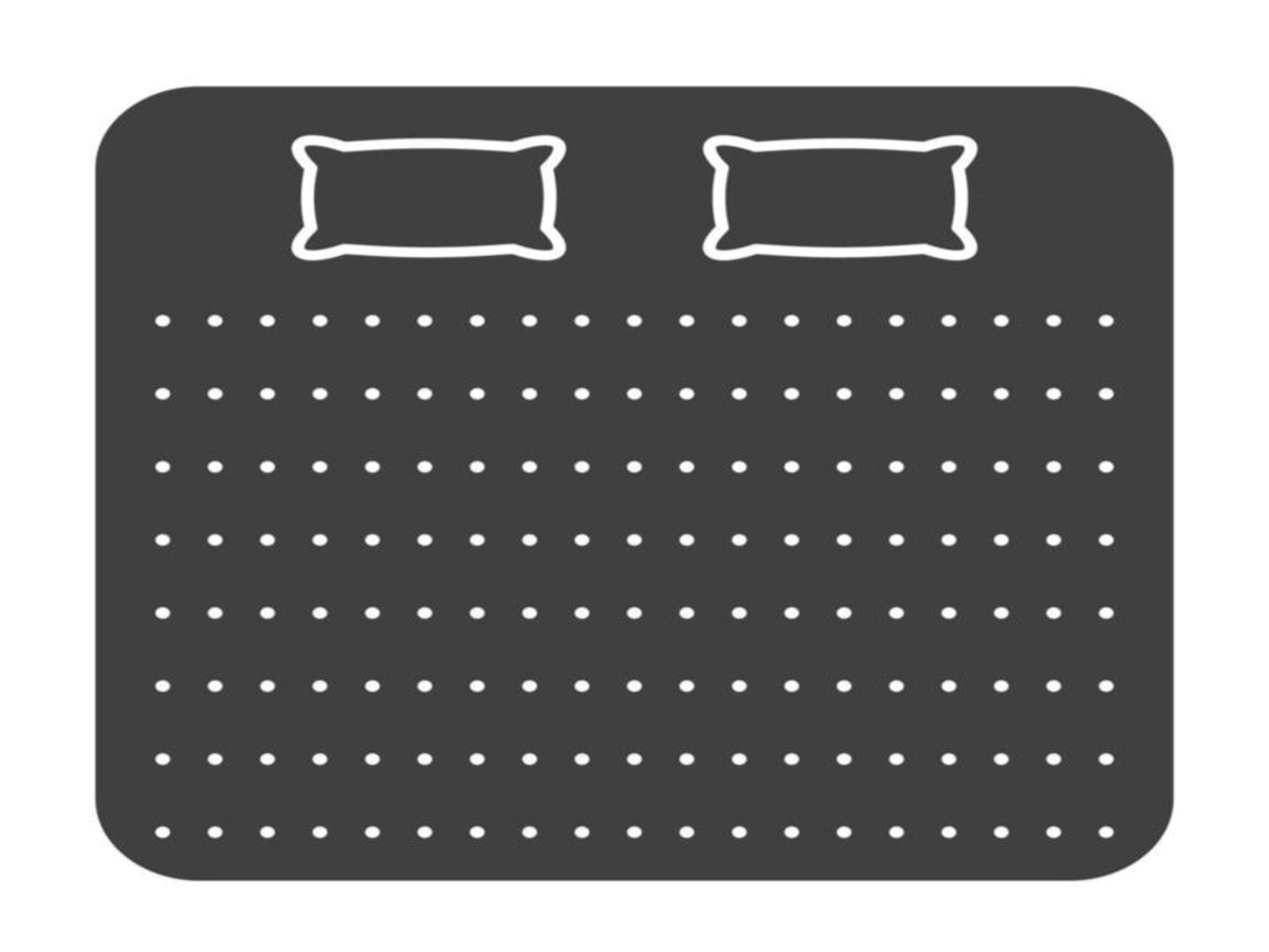 King mattress silhouette