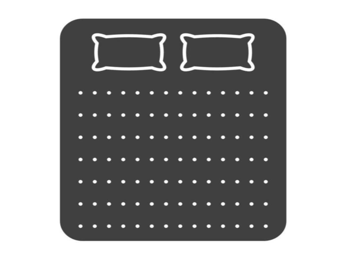Full mattress silhouette