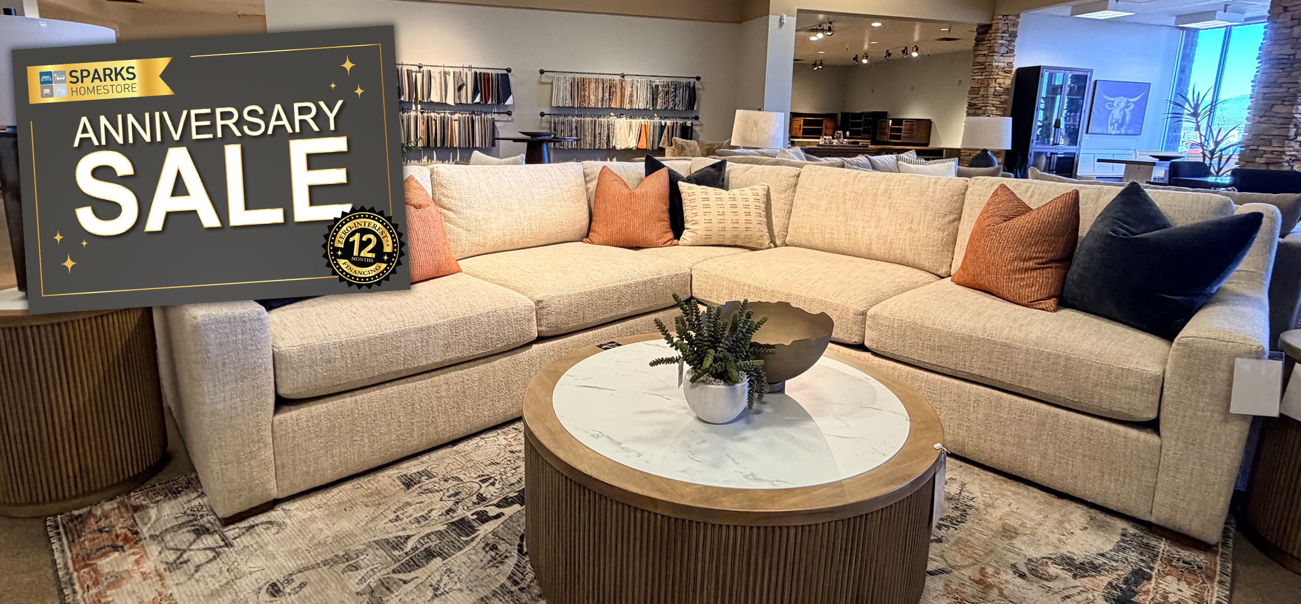 Ashley Anniversary Sale - plush sectional on sale