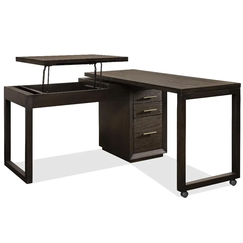 corner desk with lift top