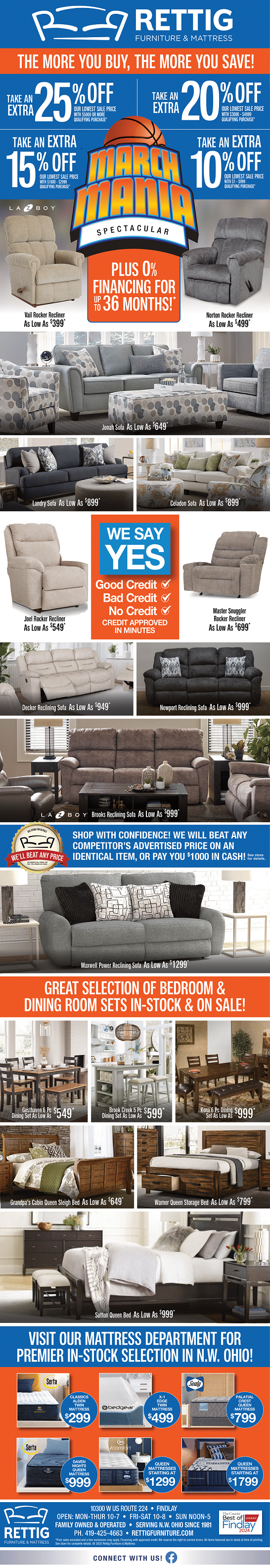furniture sale