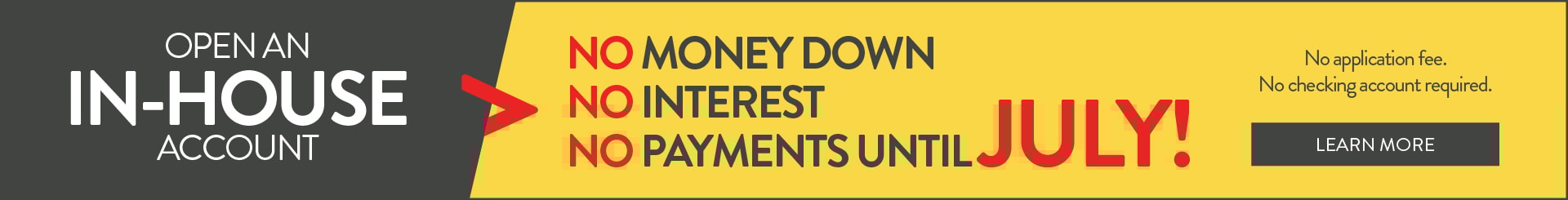 Financing banner 