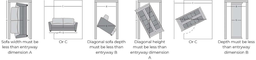 compare dimensions