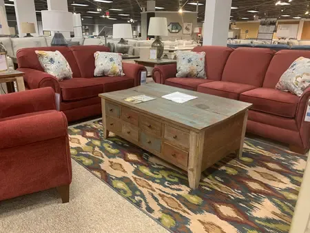 Red Living Room Upholstery