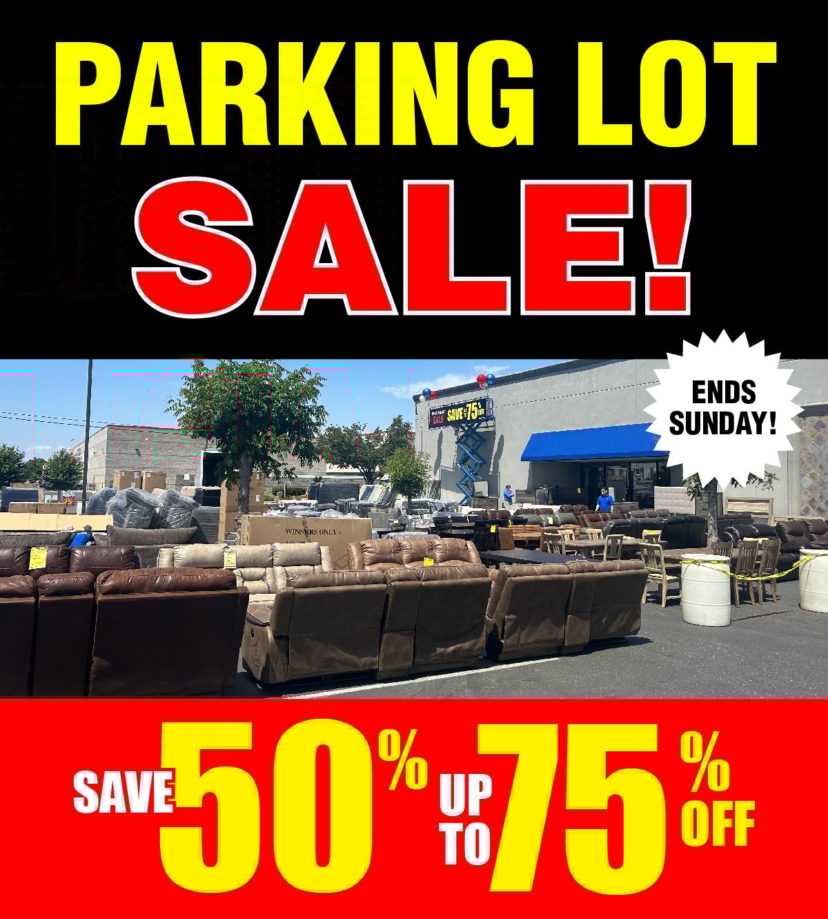 Parking Lot Sale