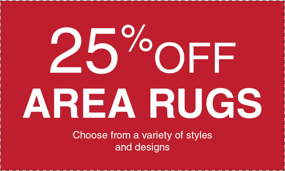 Big Event - 25% off area rugs