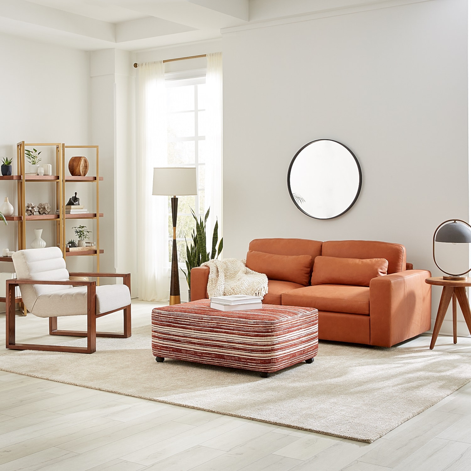 Palliser Orange Room Grouping